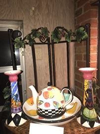 Colorful Ceramic Serving Pieces