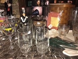 Assorted Vintage Bar Ware