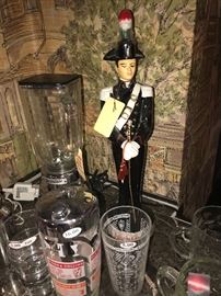 Vintage Galliano Soldier Decanters