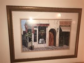 Shvaiko Bistro Framed Print