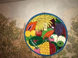 Tropical Fruit Ceramic Plate