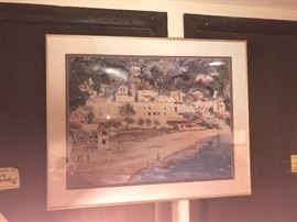 Ruth Hynds Laguna California Warercolor Painting