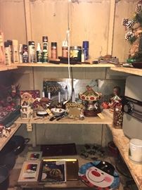 Assorted Christmas And Holiday Decor