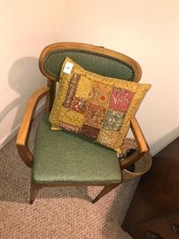 Vintage Upholstered Arm Chair