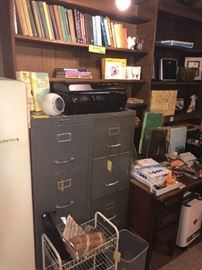 Metal File Cabinets ~ Assorted Office Supplies