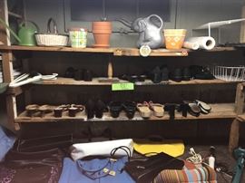 Assorted Womens Shoes And Purses