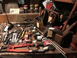 Lots Of Tools In Garage