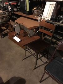 Vintage School Desk