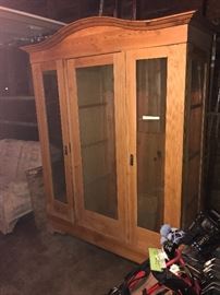Antique Knock Down Display Cabinet