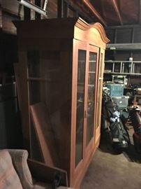 Antique Knock Down Display Cabinet