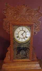 antique clock, works