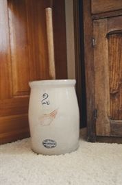 Red Wing Stoneware 2 Gallon Butter Churn