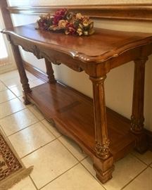 Haverty’s French Country entry table 