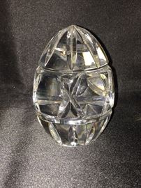 Polonia Lead Crystal Egg Poland