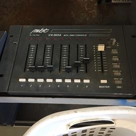 MBT CX-803A 8 Channel DMX Console (There are two of these)