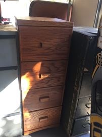 Wooden Filing Cabinet