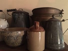 More Stoneware and Kitchen Items
