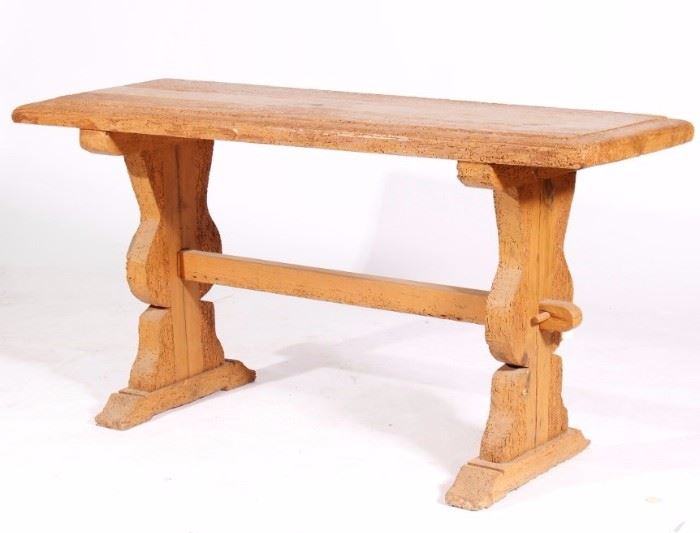 Antique Style Trestle Table