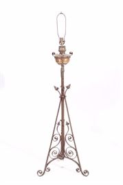 Wrought Iron Floor Lamp