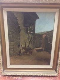 Alma Royer Lorraine (1858-1952) O/C 25"x