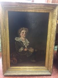 19th C. "Bubbles" O/C after J.E. Millais