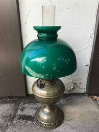 Bradley & Hubbard Kerosene Lamp