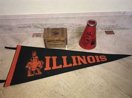 Cardinals World Series Megaphone & Illinois Collectibles