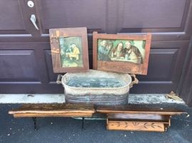 Copper Boiler, Shelves  Old Pictures