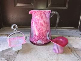 Fenton  Cranberry Glass