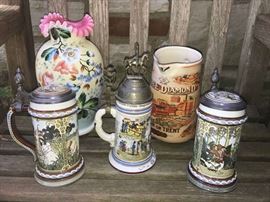 Mettlach  & Other Beer Steins