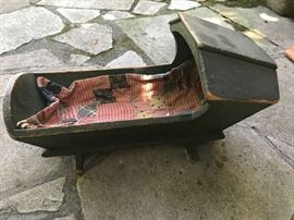 Primitive Dovetailed Doll Cradle