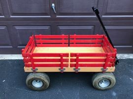 Red Wagon with Removeable Sides