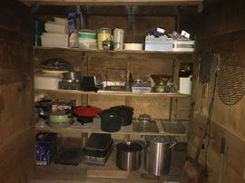 Basement Closet Cookware