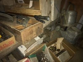 Tools and Watering Cans