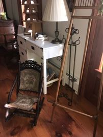Child's Victorian Platform Rocker, Easels, Desk