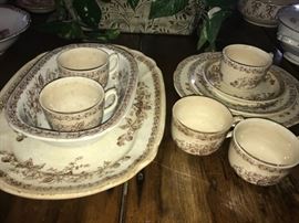 English Transferware - Blackberry by SH & Co. Ironstone