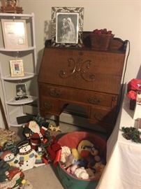 Drop Front Desk and Christmas