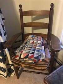 Chair and Quilts Toppers