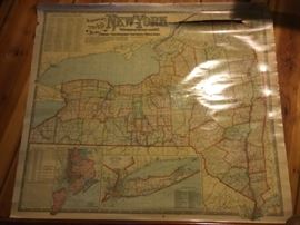 The Scarborough Company Fold Out Map of NY