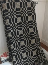 Jacquard Woven Coverlet