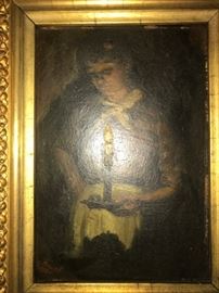 Oil on Canvas, signed Jos. Frenzel