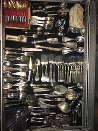Sterling and Silver Plated Flatware