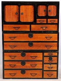 289  JAPANESE TANSU CHEST, H 63", W 45"