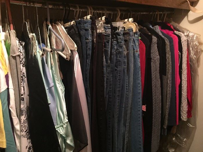 Jeans and other clothing items
