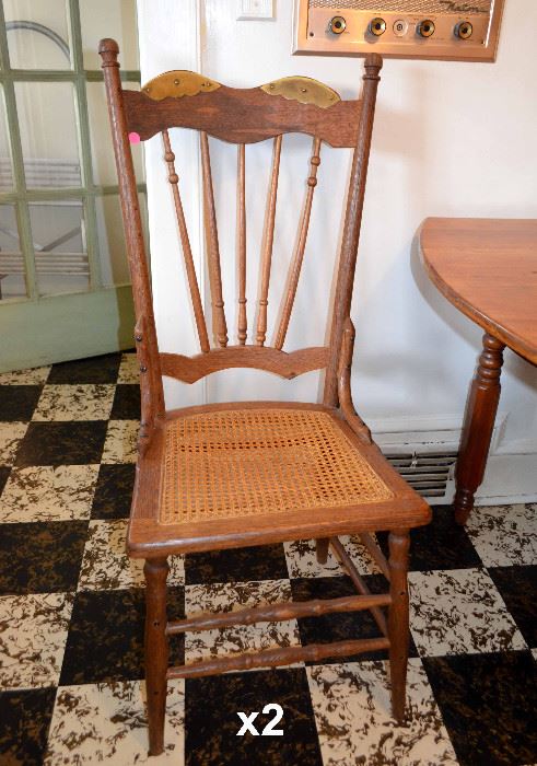 Oak Chairs (x2)