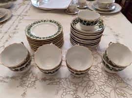 Meissen dessert set.