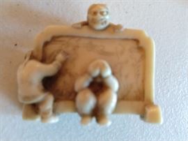 Asian hide-n-seek, netsuke style.