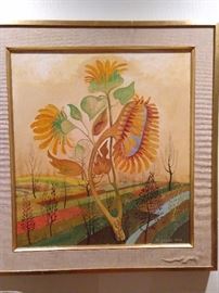Original oil on canvas, by Martin Jonas, 1924-1996.