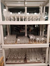Ton's of stemware, barware.