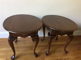 Pair of end tables
